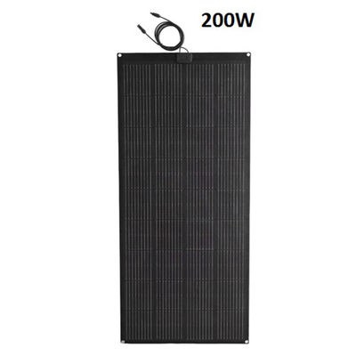Monocrystalline ETFE 20V 200W Panel Surya Fleksibel Untuk Rumah Custom Made