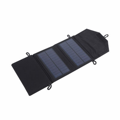 600D PVC Solar Panel Bag Portable 7 Watt Solar Charger Untuk Perangkat Pengisian Di Luar Ruang