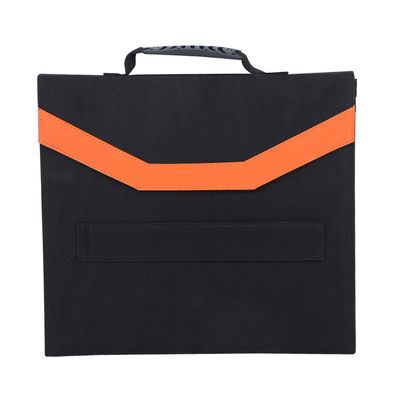 80W Portable Folding Solar Panel Handbag Untuk Pengisian Daya Luar Ruang yang Nyaman
