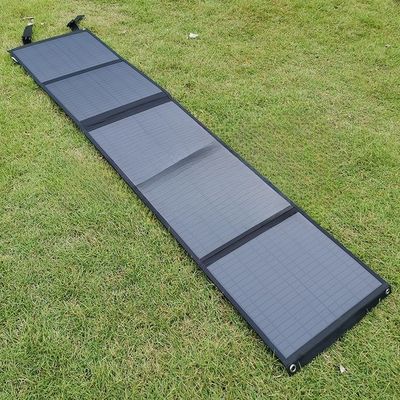 Daya tahan 80W solar tas lipat Waterproof kain portabel darurat panel surya