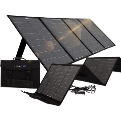 100W ringan solar lipat pengisi daya IP65 tahan air untuk energi alternatif