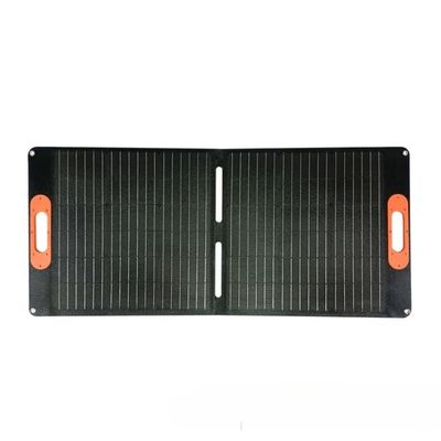 Pengisi daya panel surya 18V 100W Panel surya lipat ringan untuk perjalanan luar ruangan