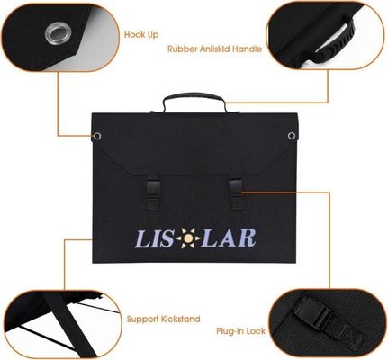 Multi Fungsi Solar Lipat Tas Tas Tangan Ringan Lipat 100W Panel Surya