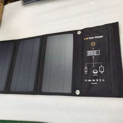 21W Portable Folding Solar Panel Handbag Untuk Perjalanan Camping