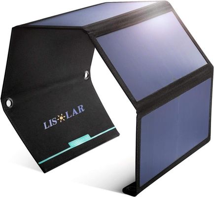 28W lipat panel surya pengisi daya tas untuk berkemah 11.1x 6.3x 1.3in