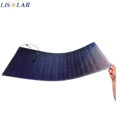 150W Solar Power Cell Fleksibel Panel Surya Waterproof Sirkuit Singkat Saat ini Isc 6.99A