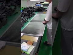 Tas Tangan Pengisi Daya Surya Lipat Dengan Port USB Buka Ukuran 3570*550*28mm